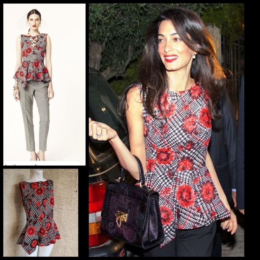 Oscar de la Renta‎ resort  floral top
